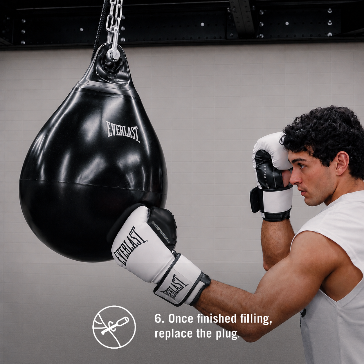 Elite Aqua Punching Bag Black/Black