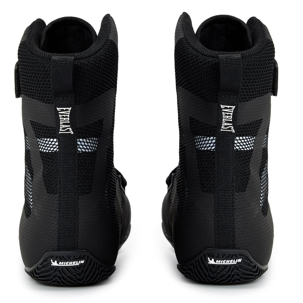 Black/White - Powerlock Pro Boxing Shoes
