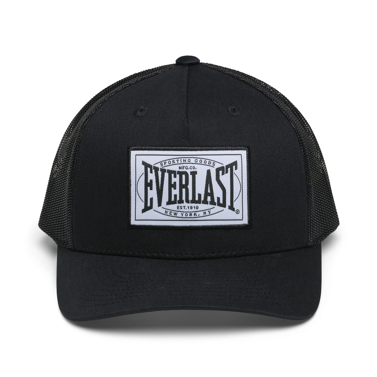 1910 Mesh Snapback Cap Black/White