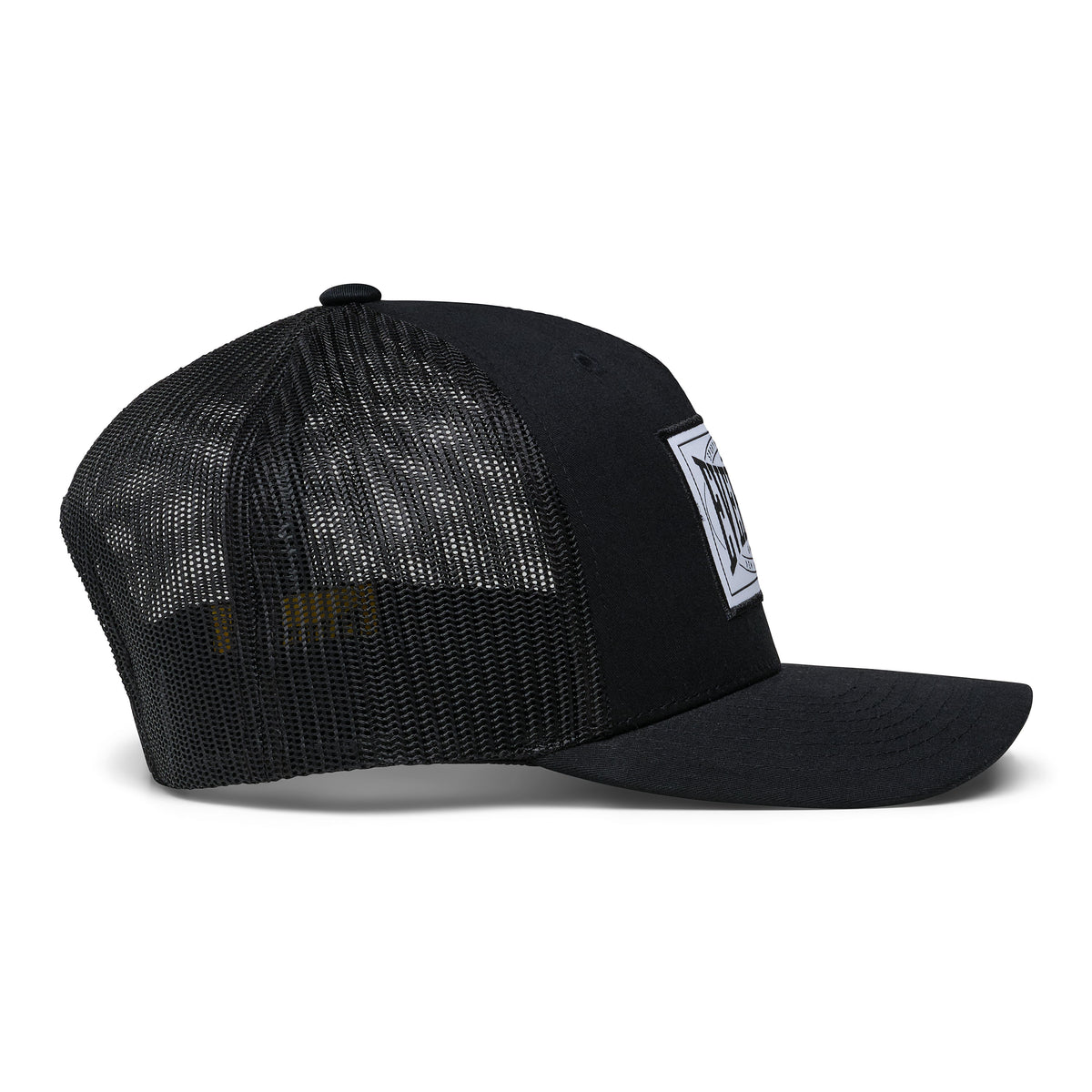 1910 Mesh Snapback Cap Black/White