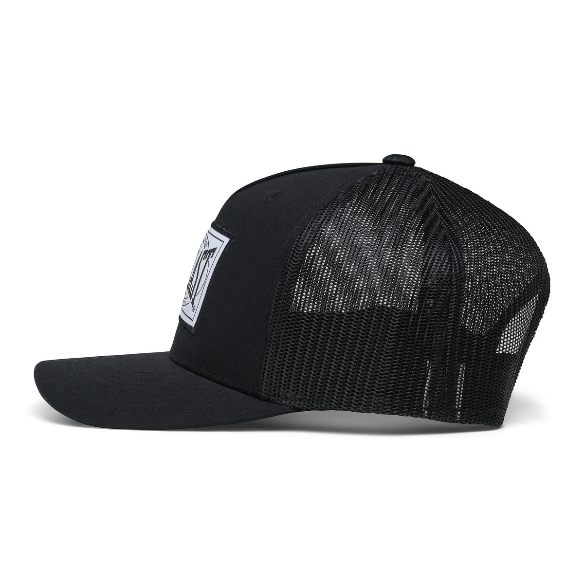 1910 Mesh Snapback Cap Black/White