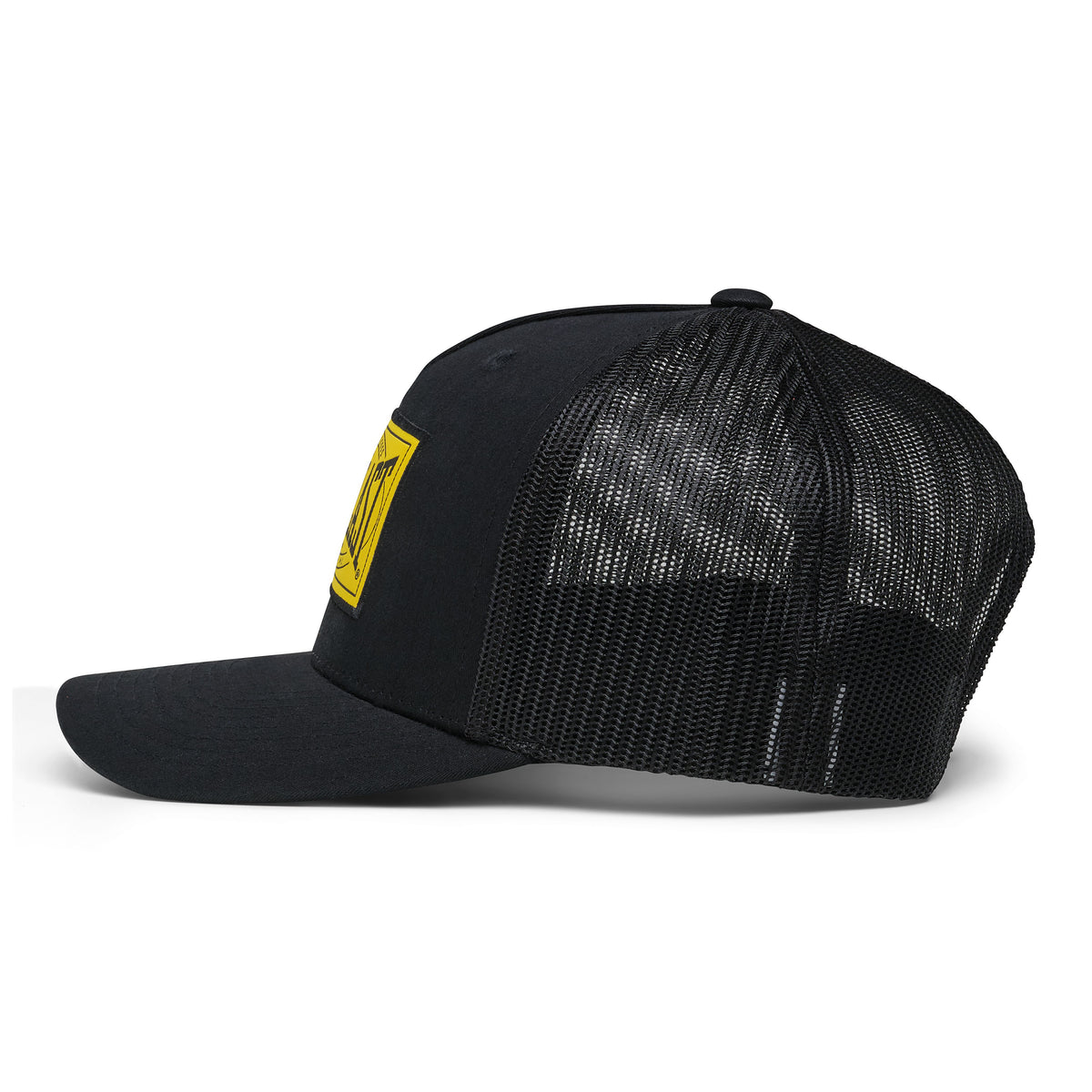 1910 Mesh Snapback Cap Black/Yellow