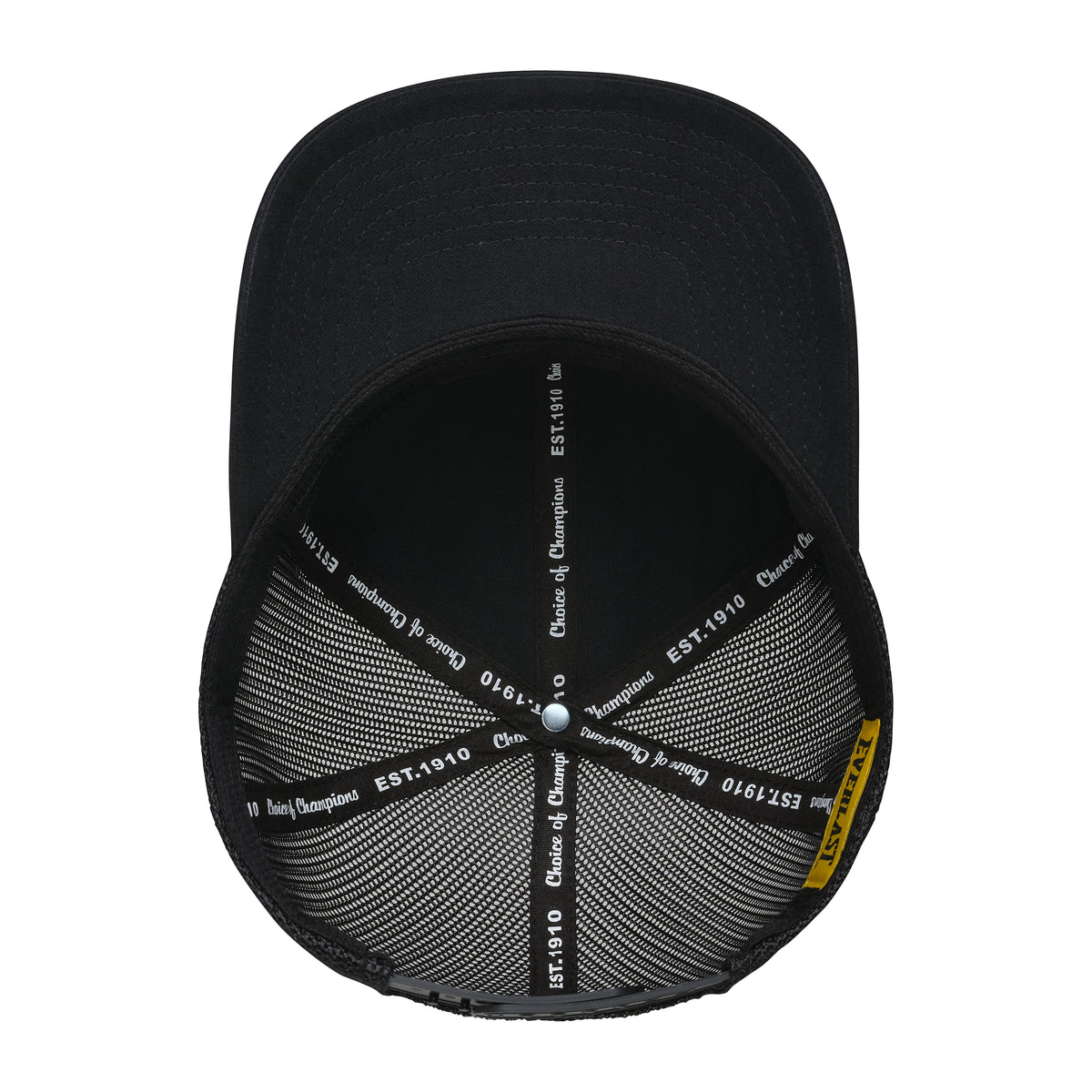 1910 Mesh Snapback Cap Black/White