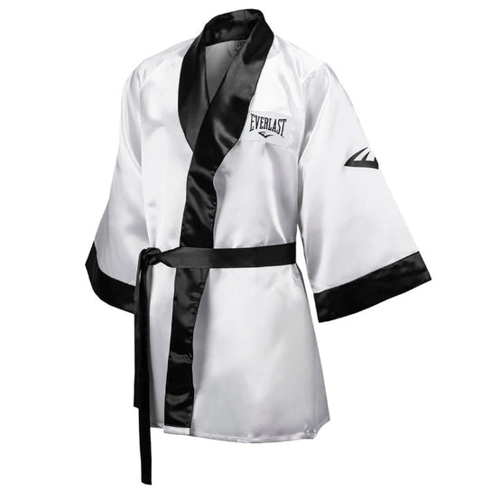 everlast robe 3/4 white/black view 1