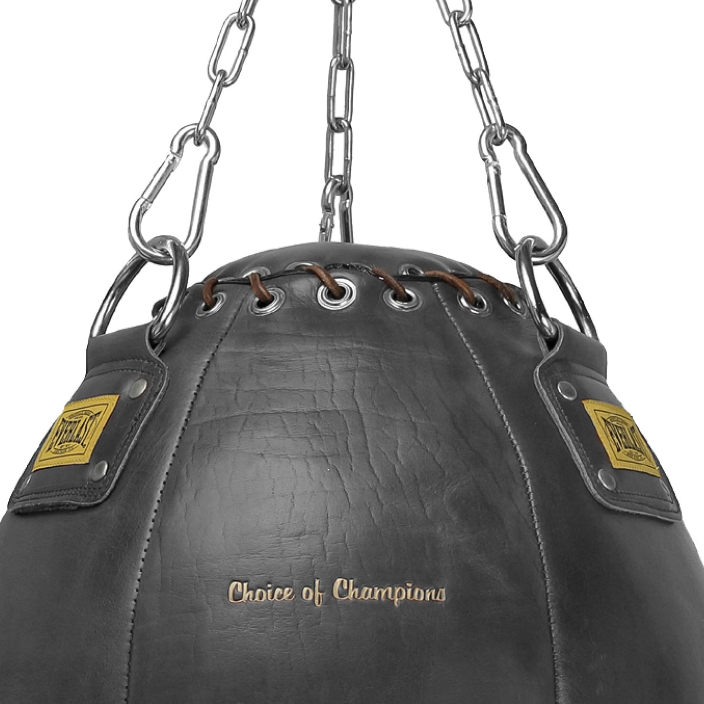 1910 Pro Leather Body Shot Punching Bag Black