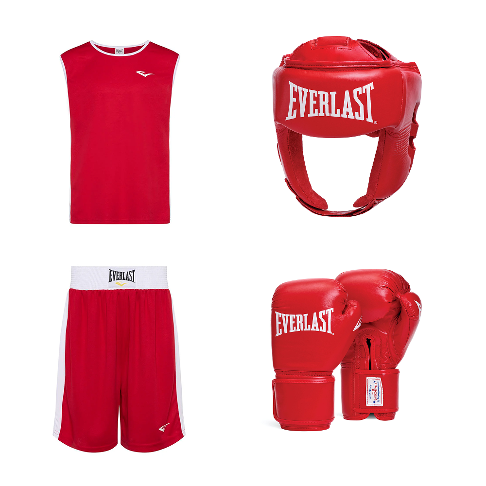 Amateur Boxing Kit Bundle Red
