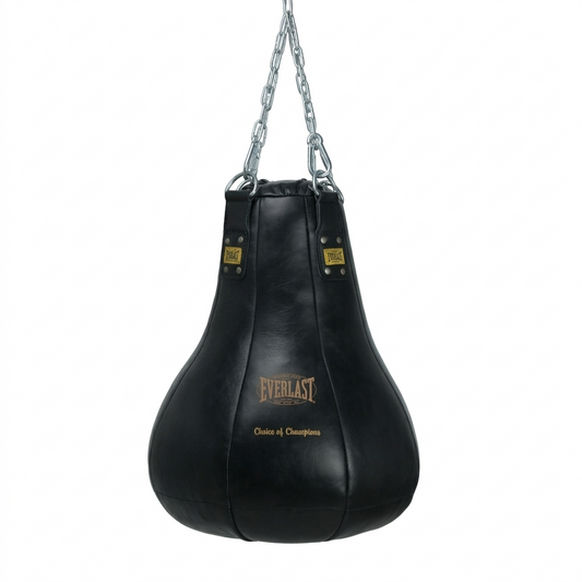 1910 Pro Leather Tear Drop Maize Punching Bag Black view 1