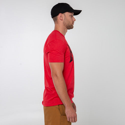 RED/BLK Mens Authentic Vintage T-Shirt