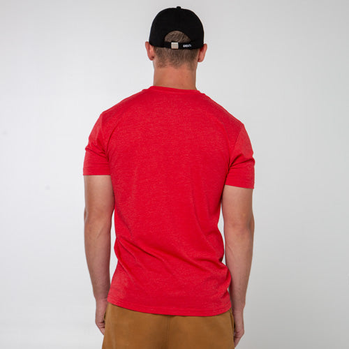 RED/BLK Mens Authentic Vintage T-Shirt