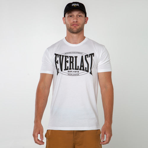 White/Black Mens Authentic Vintage T-Shirt