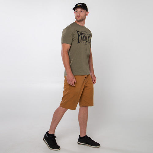 OLIVE/BLK Mens Authentic Vintage T-Shirt