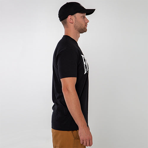 black/white Mens Authentic Vintage T-Shirt