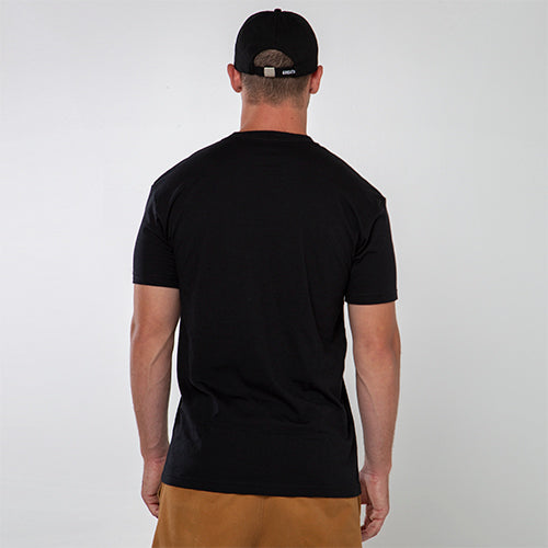 black/white Mens Authentic Vintage T-Shirt
