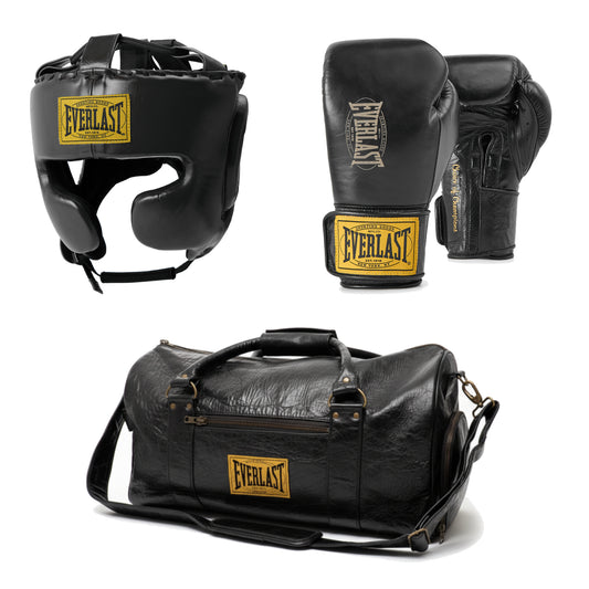 1910 Pro Duffel Bag, Gloves & Headgear Bundle Black view 1