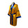 3/4 Length Boxing Robe Gold/Blue