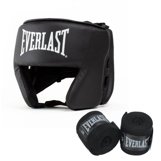 Protective Headgear, Handwrap and Mouthguard Bundle view 1