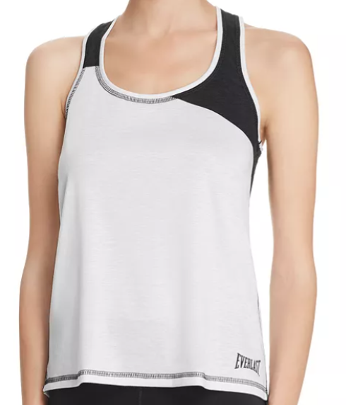 Women's Color-Block Trainer Tank Black/White