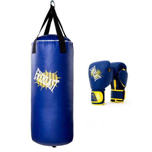 40lb Blue/Yellow Prospect Heavy Bag Kit Youth