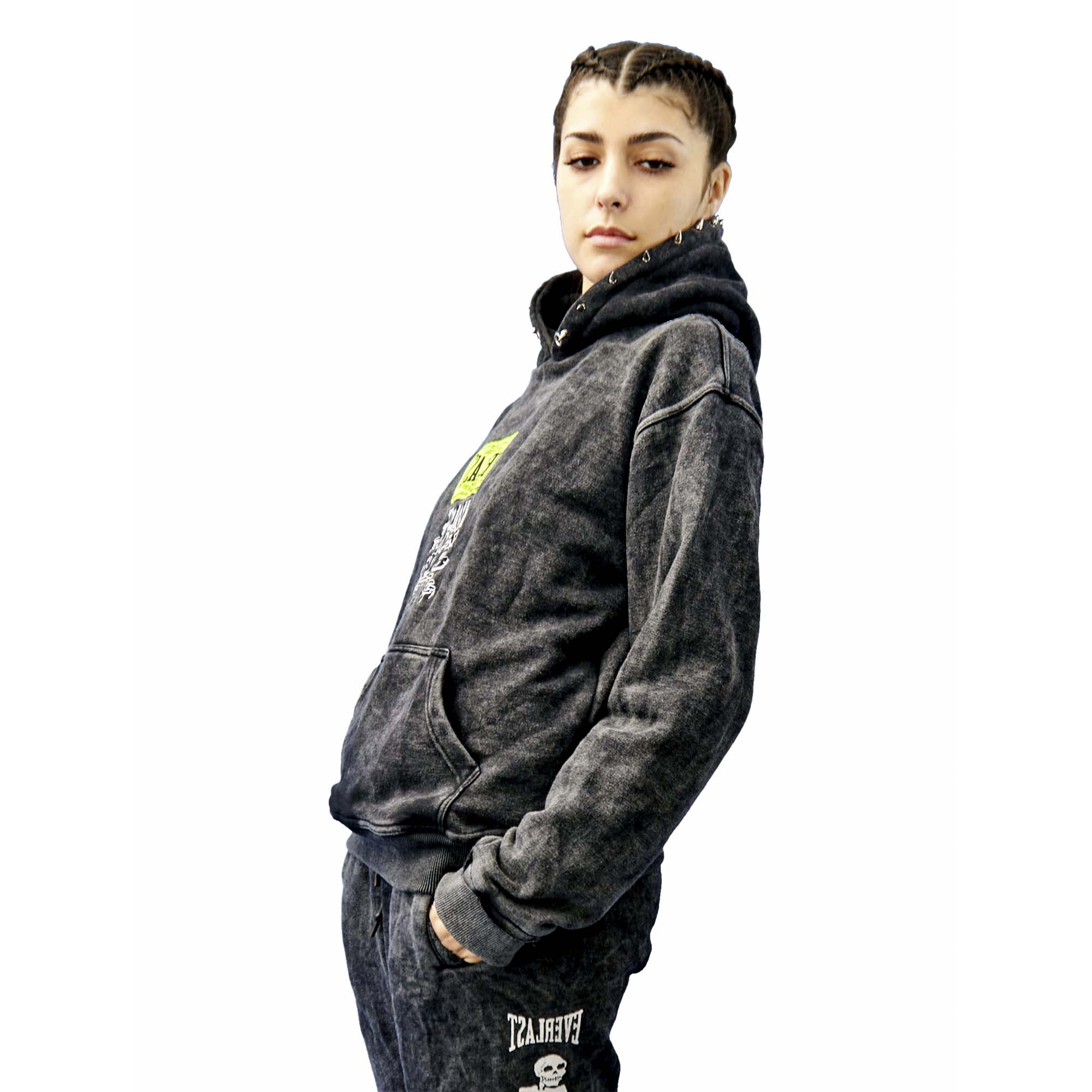 Overthrow X Everlast X Punk Oversize Hoodie