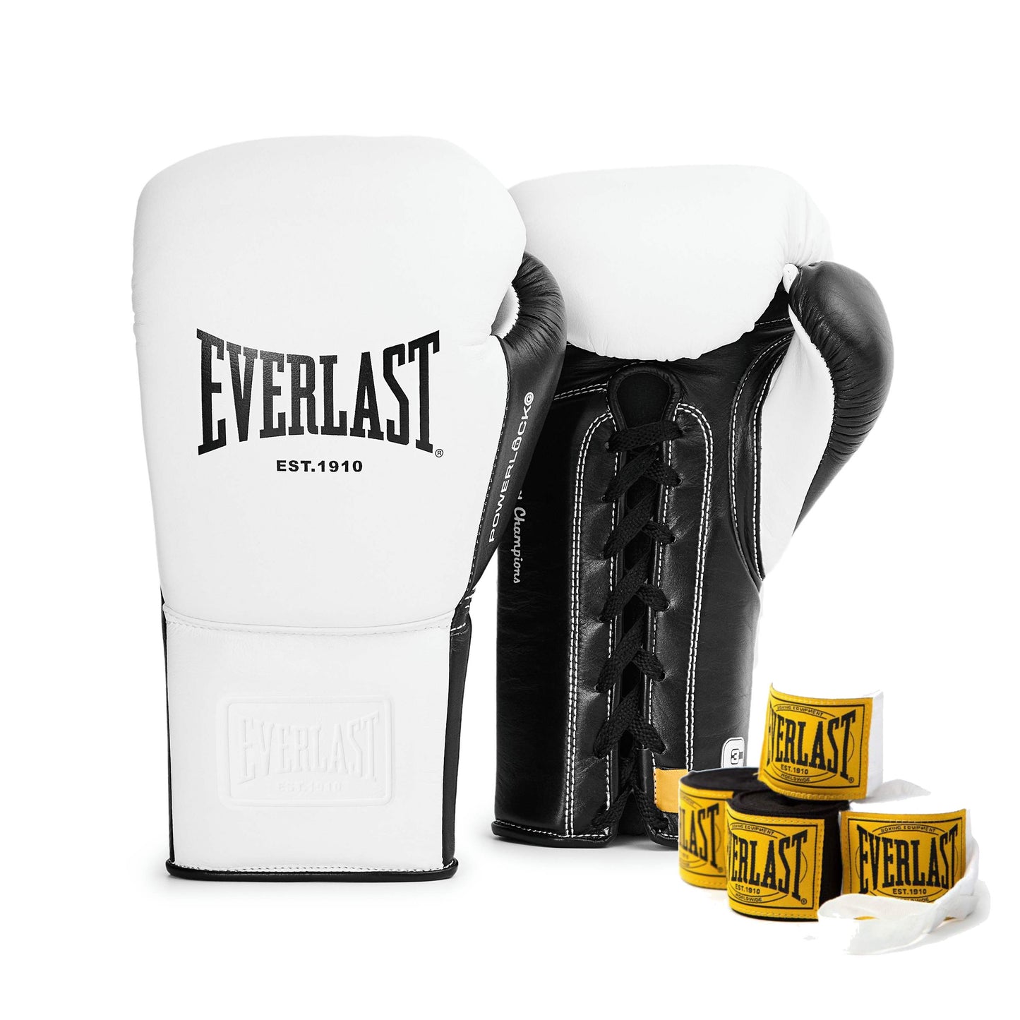 Powerlock OG Pro Training Glove Lace Up White/Black