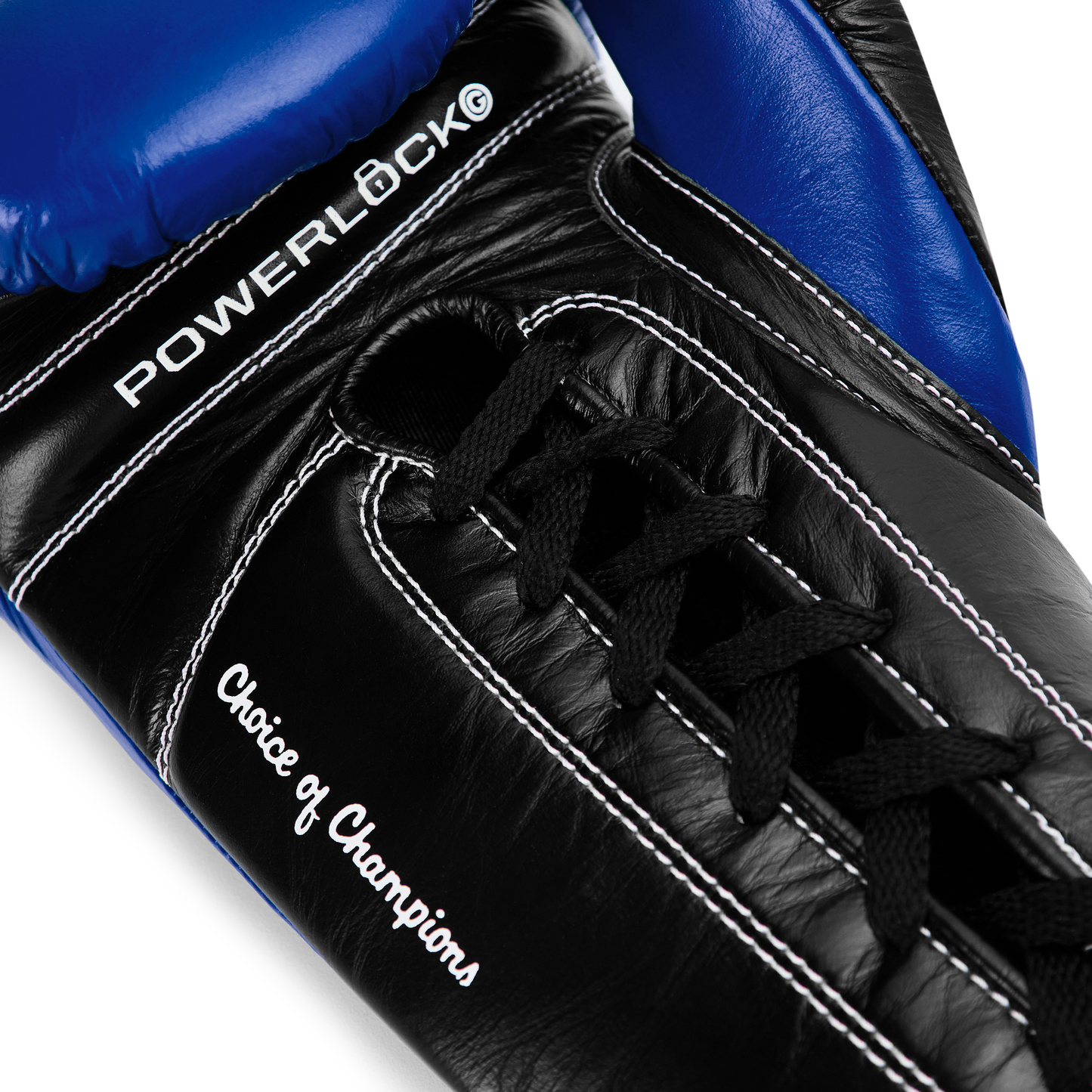 Powerlock OG Pro Training Glove Lace Up - blue/black