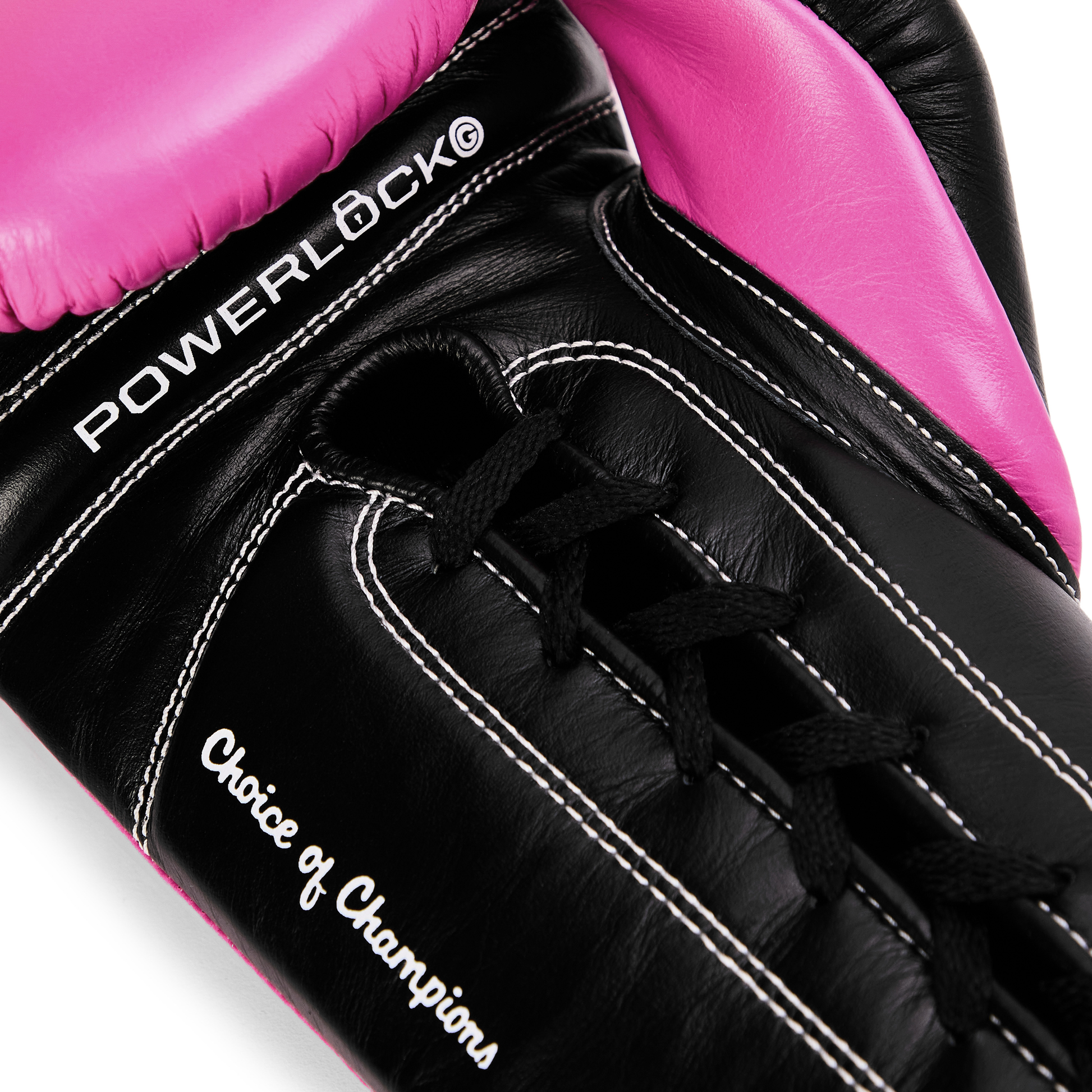 Powerlock OG Laced Training Gloves and 1910 Hand Wraps Pink/Black