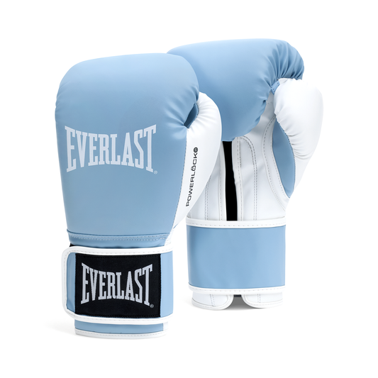 Powerlock OG Boxing Glove Hook & Loop Blue/White view 1