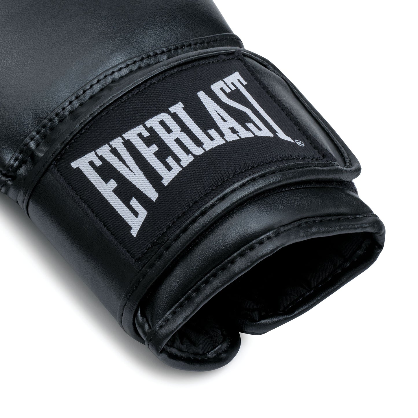 Black classic boxing gloves with 'Everlast' branding