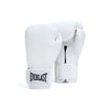 White classic boxing gloves with 'Everlast'