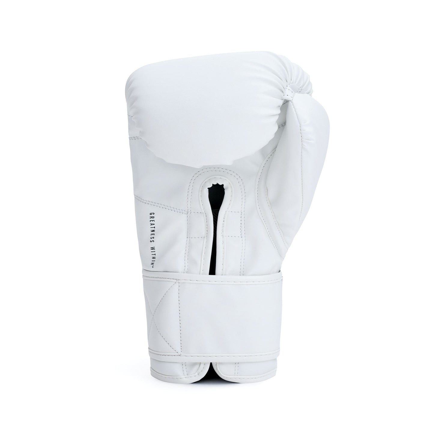 White classic boxing gloves with 'Everlast'