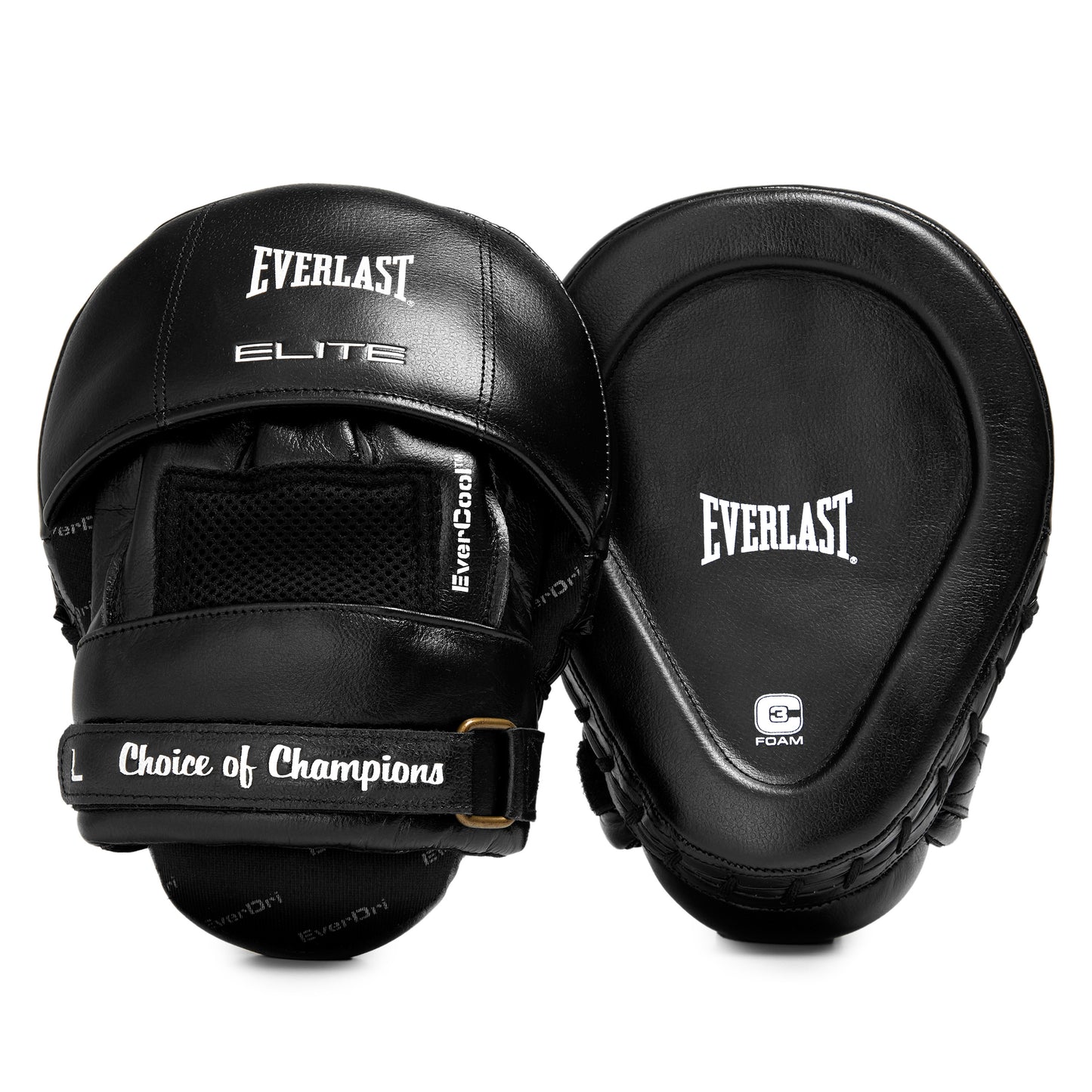 Elite Pro Leather Mantis Punch Mitts Black