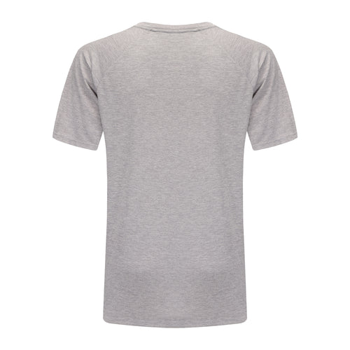 Flex EverDri Short Sleeve Performance Gym Top - Gray