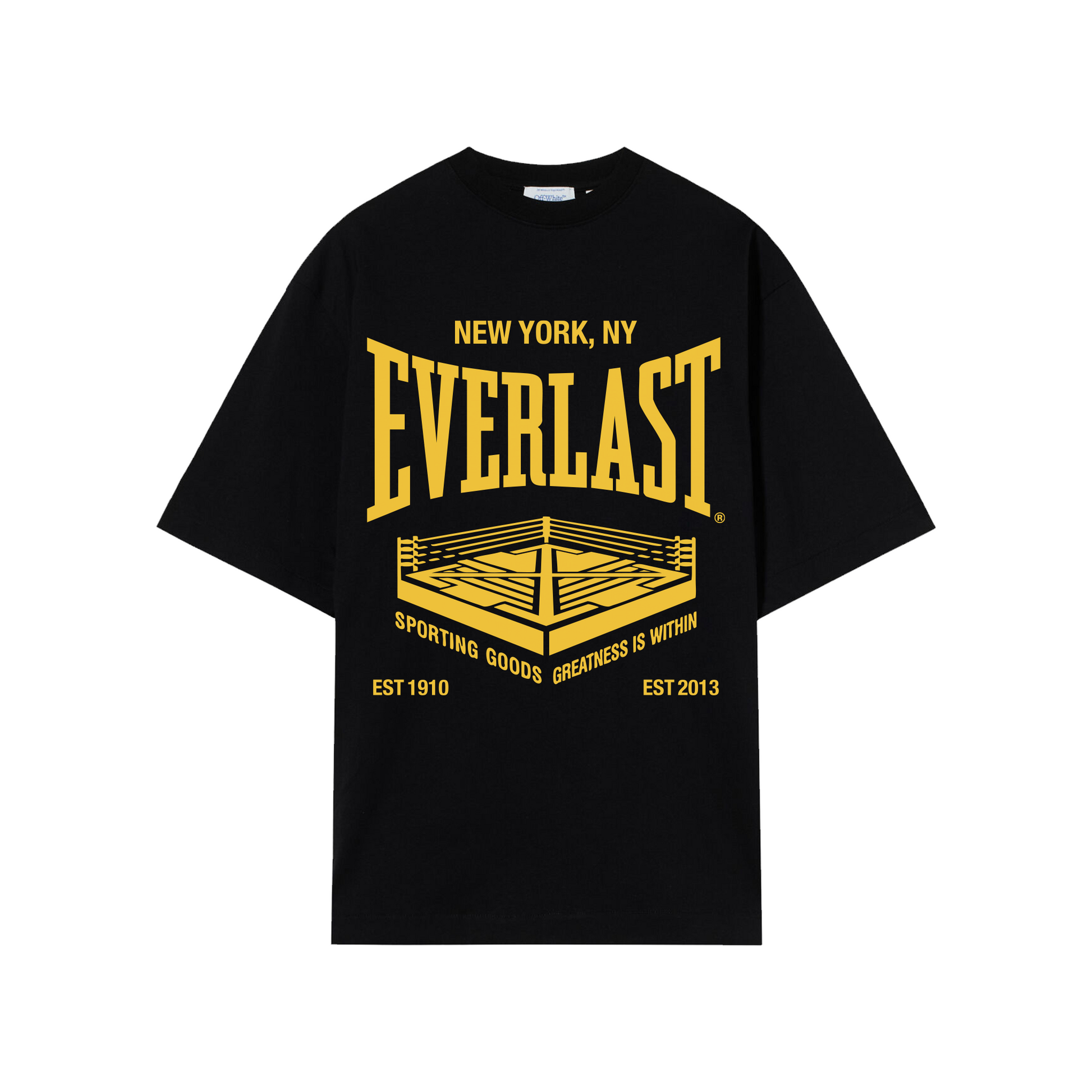 Off™ X Everlast Graphic T Shirt Black/Yellow