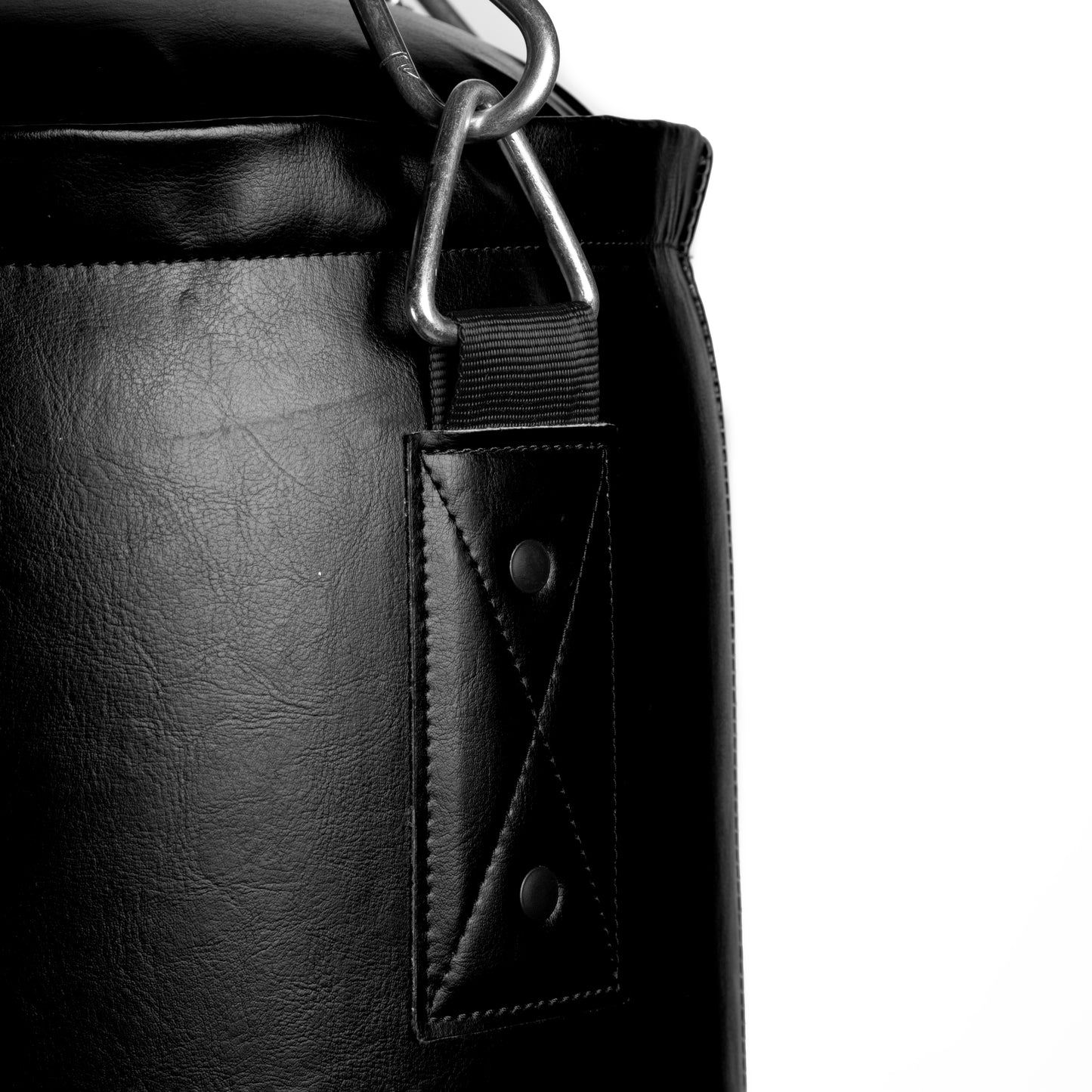 Powerlock Heavy Bag With Chain Black close up