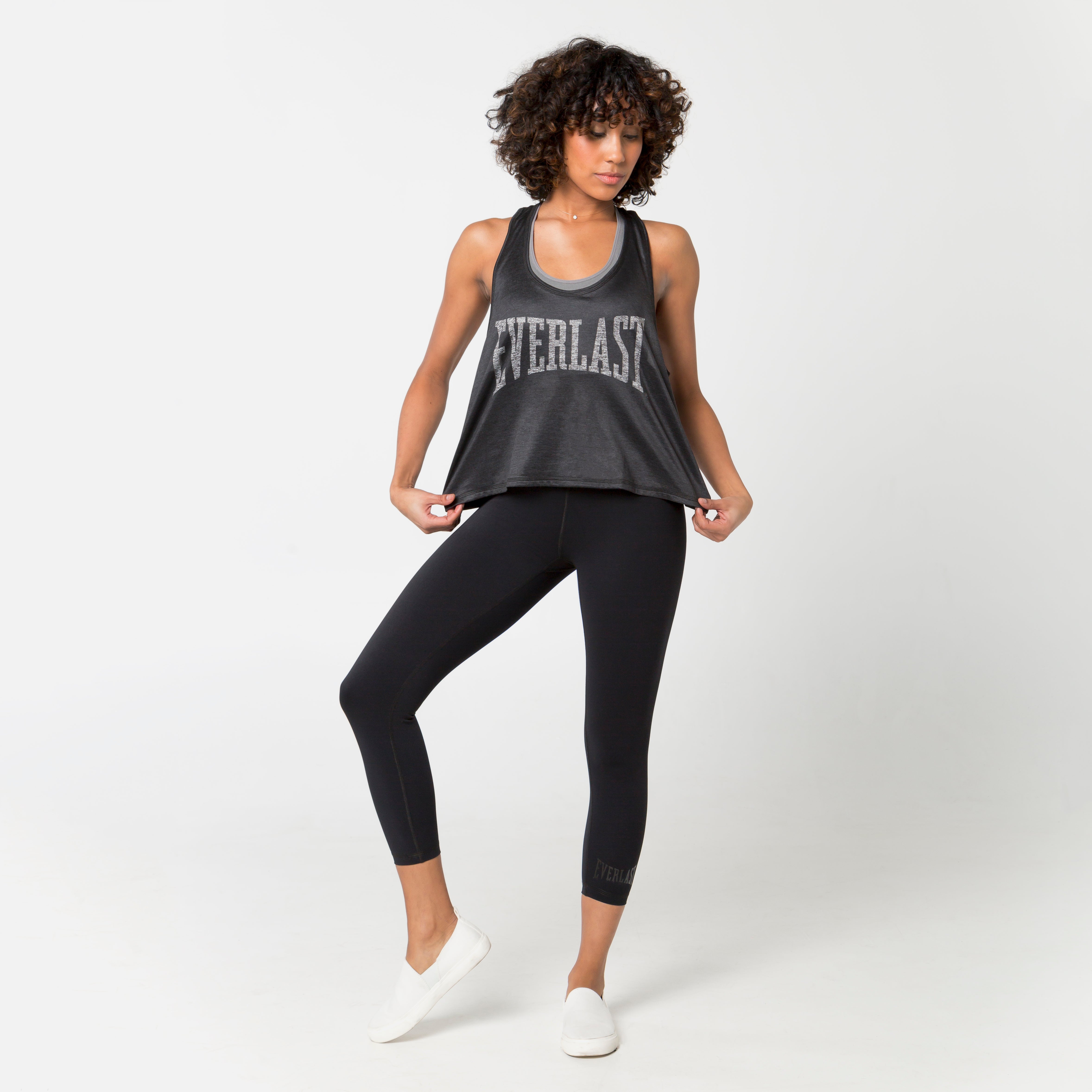 Women's Compression Sport Cropped Legging Mid Rise – Everlast