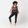 Women's Compression Sport Cropped Legging Mid Rise