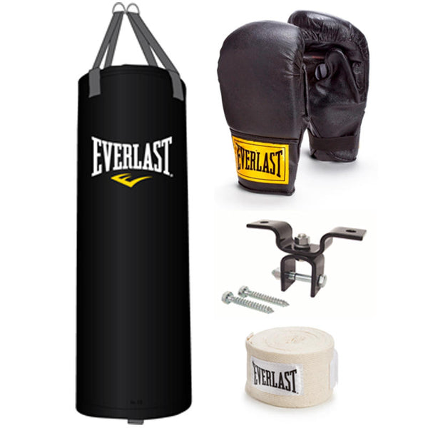 Punching Bags At Walmart 70lb Heavy Bag Kit, Black – Everlast