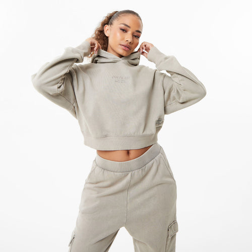 Women's Boxing Academy Hoodie - Everlast Opal Grey