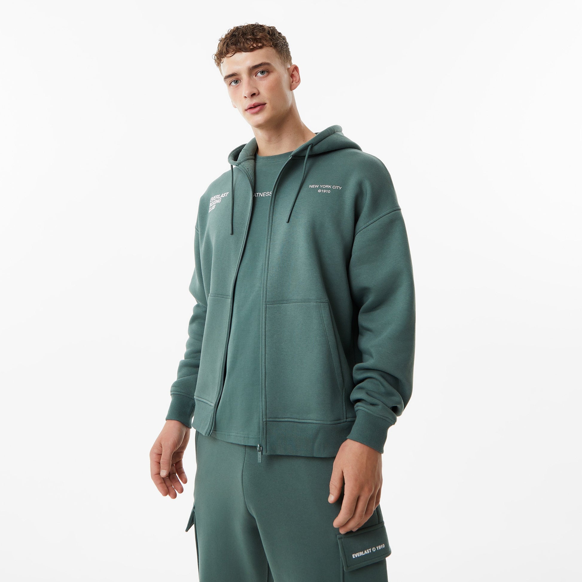 Men's Boxing Club Zip Up Hoodie - Everlast