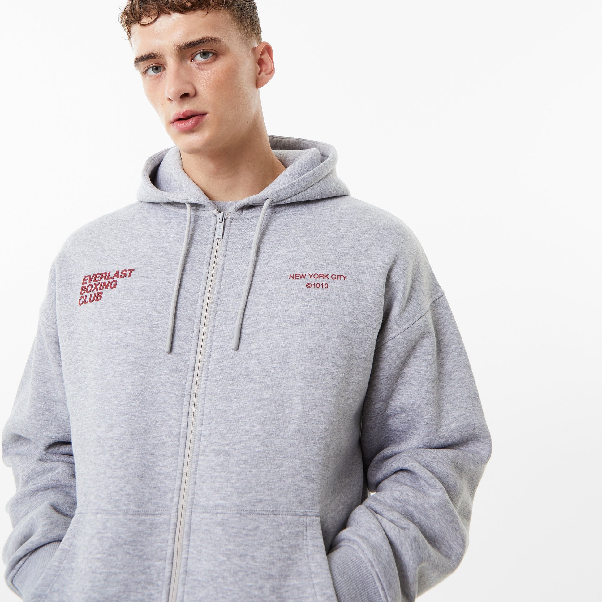 Men's Boxing Club Zip Up Hoodie - Everlast