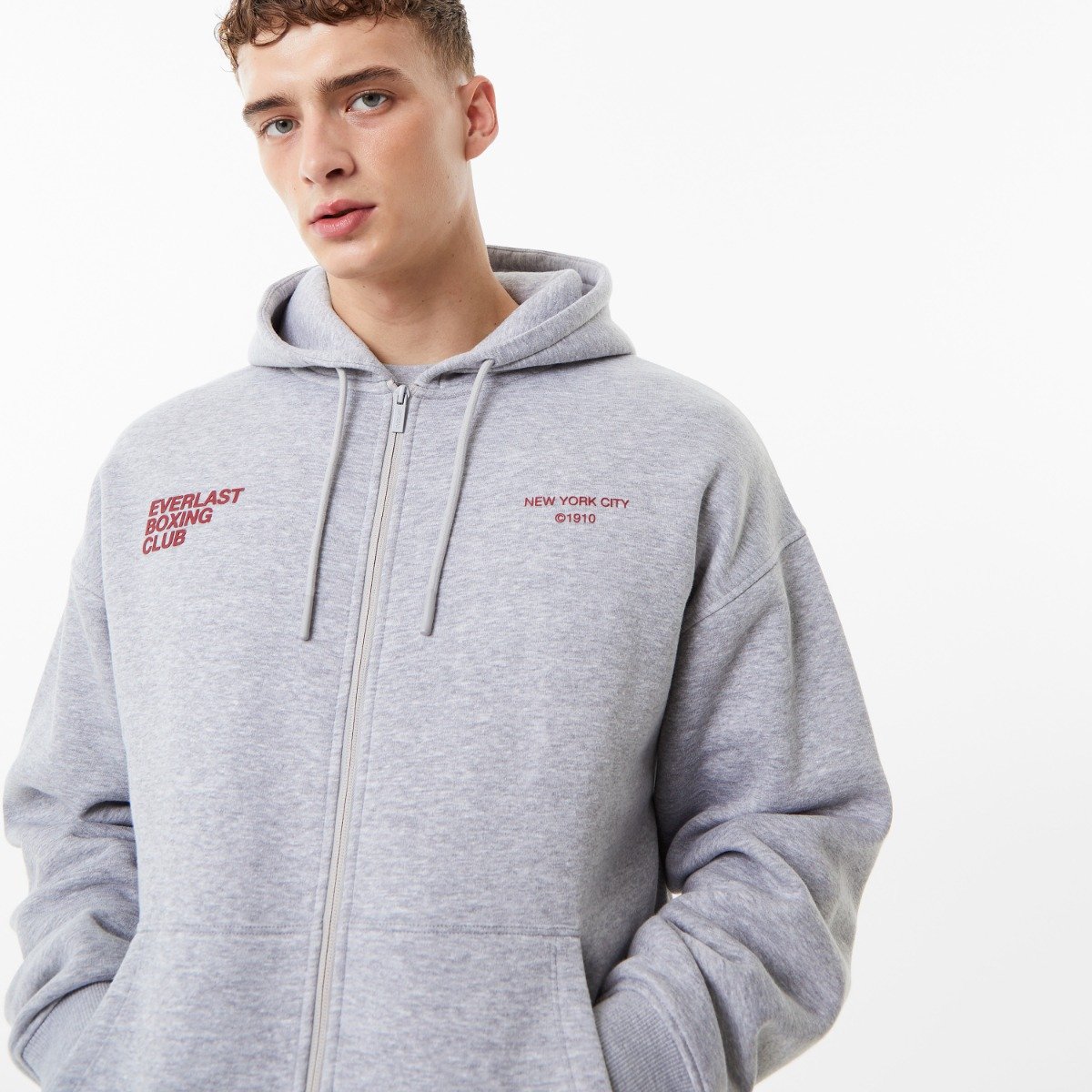 Men's Boxing Club Zip Up Hoodie - Everlast