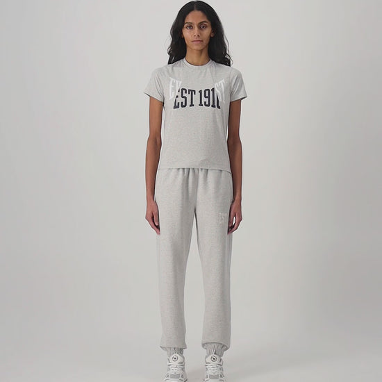 Womens Spliced Slim T Shirt Gray