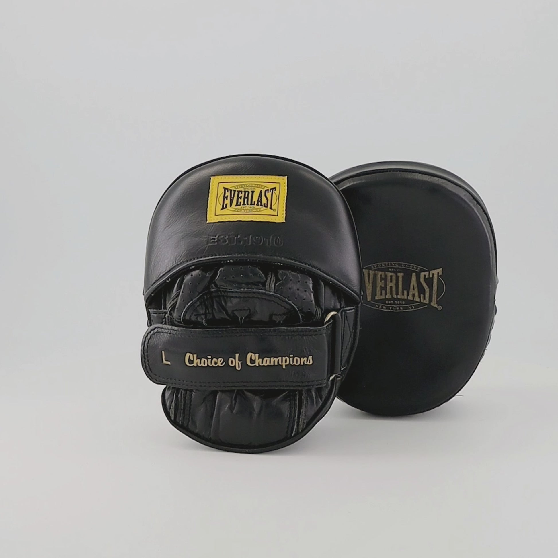 1910 Pro Curved Focus Mitts Black