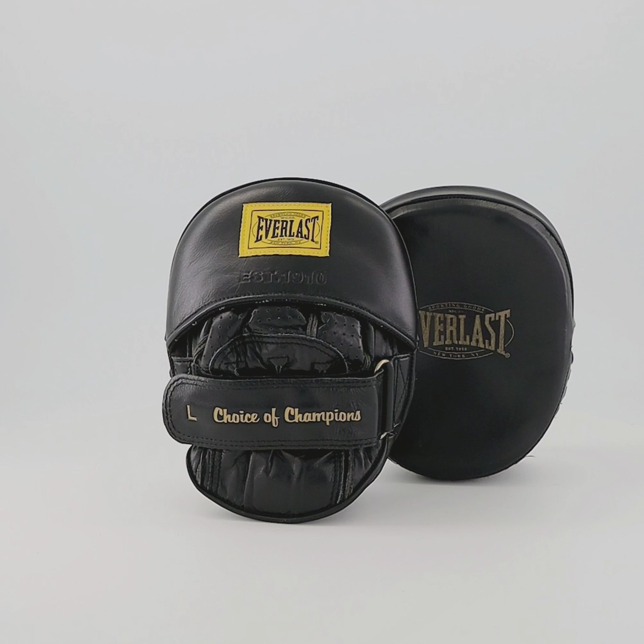 1910 Pro Curved Focus Mitts Black