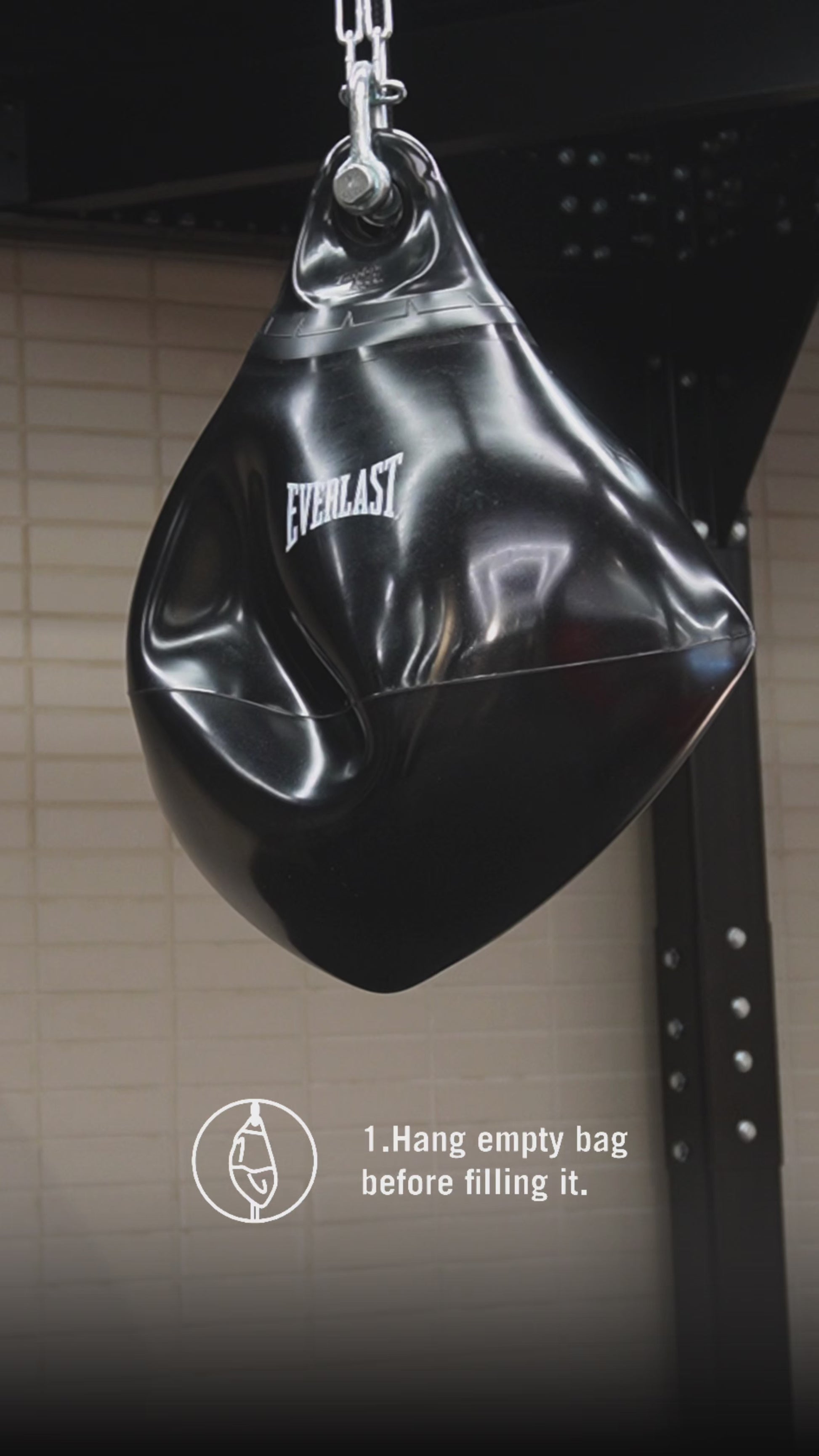Elite Aqua Punching Bag Black/Black
